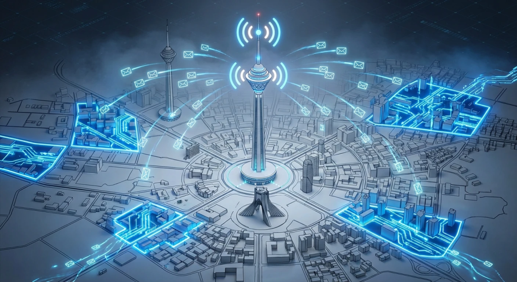 مزایای ارسال پیامک مکان‌محور در Rastak SMS